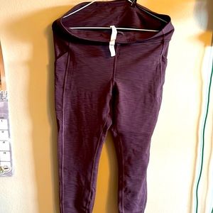 Lululemon Base Pace. Size 12, 23’ inseam. Purple